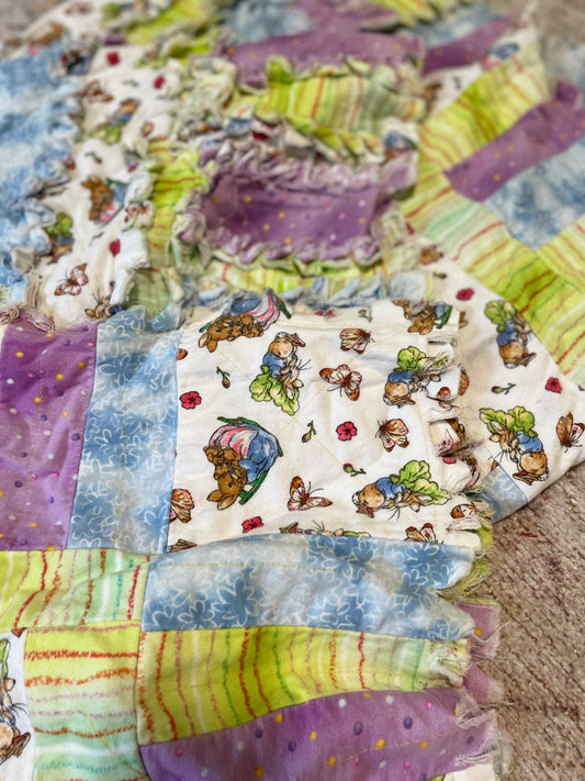 Vintage Bunny Picnic Blanket | From the Rack | Grace Thrifts