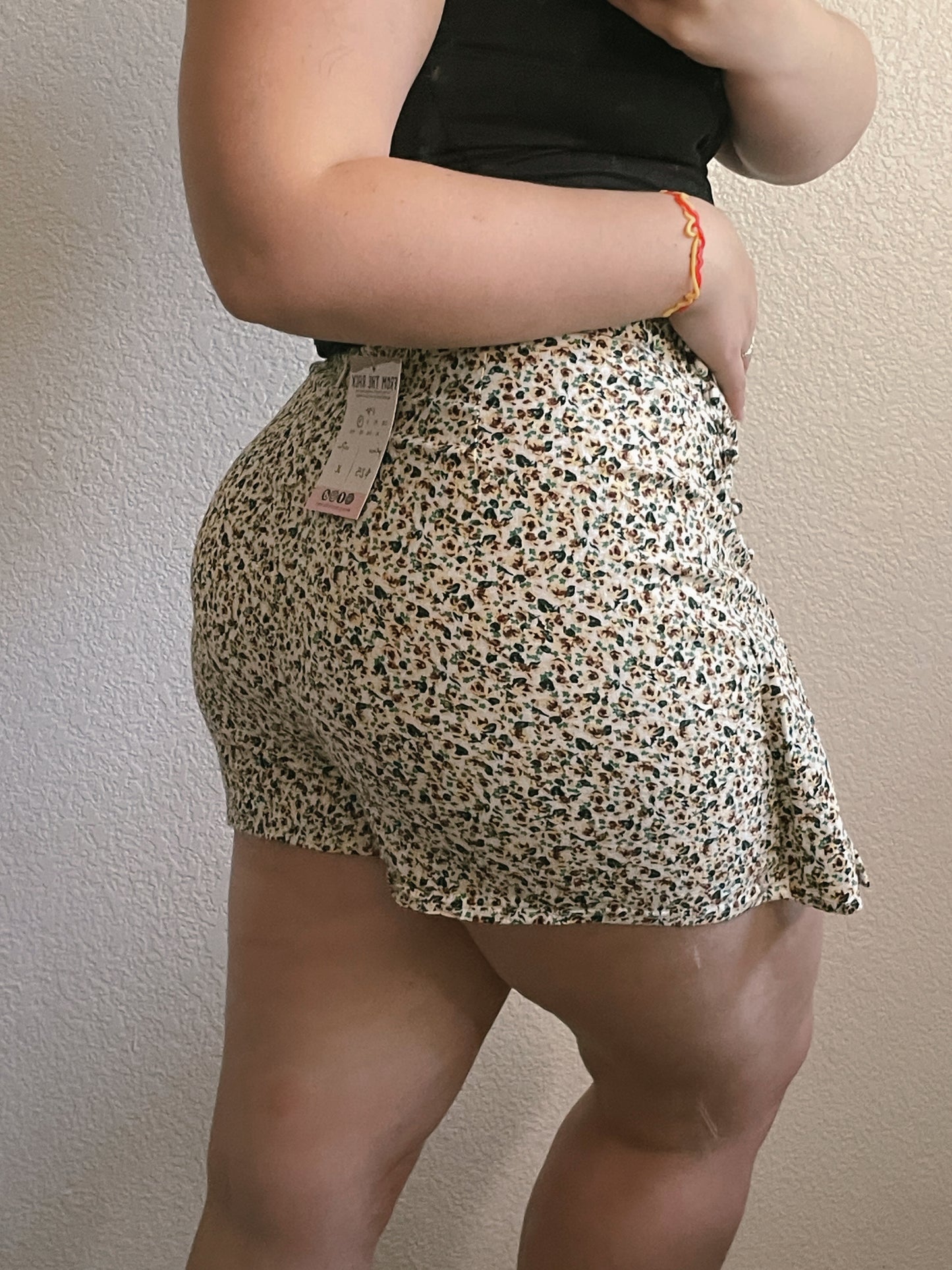 Zara Floral Mini Skort