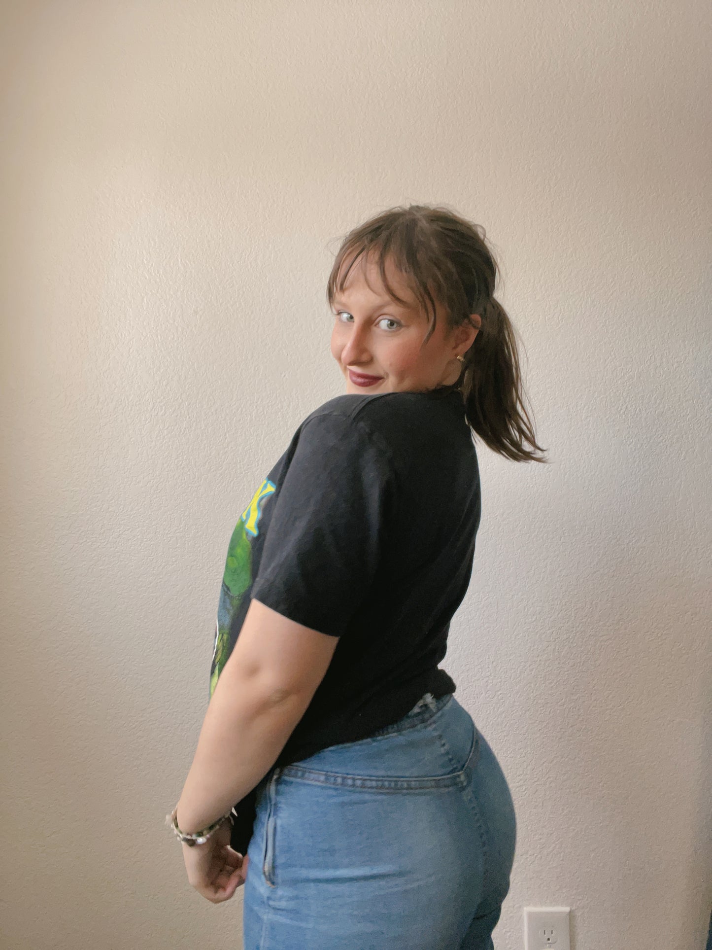 Black Shrek Graphic Tee