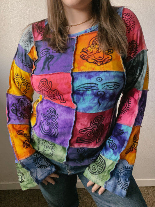Nepal Quilt Patchwork Top