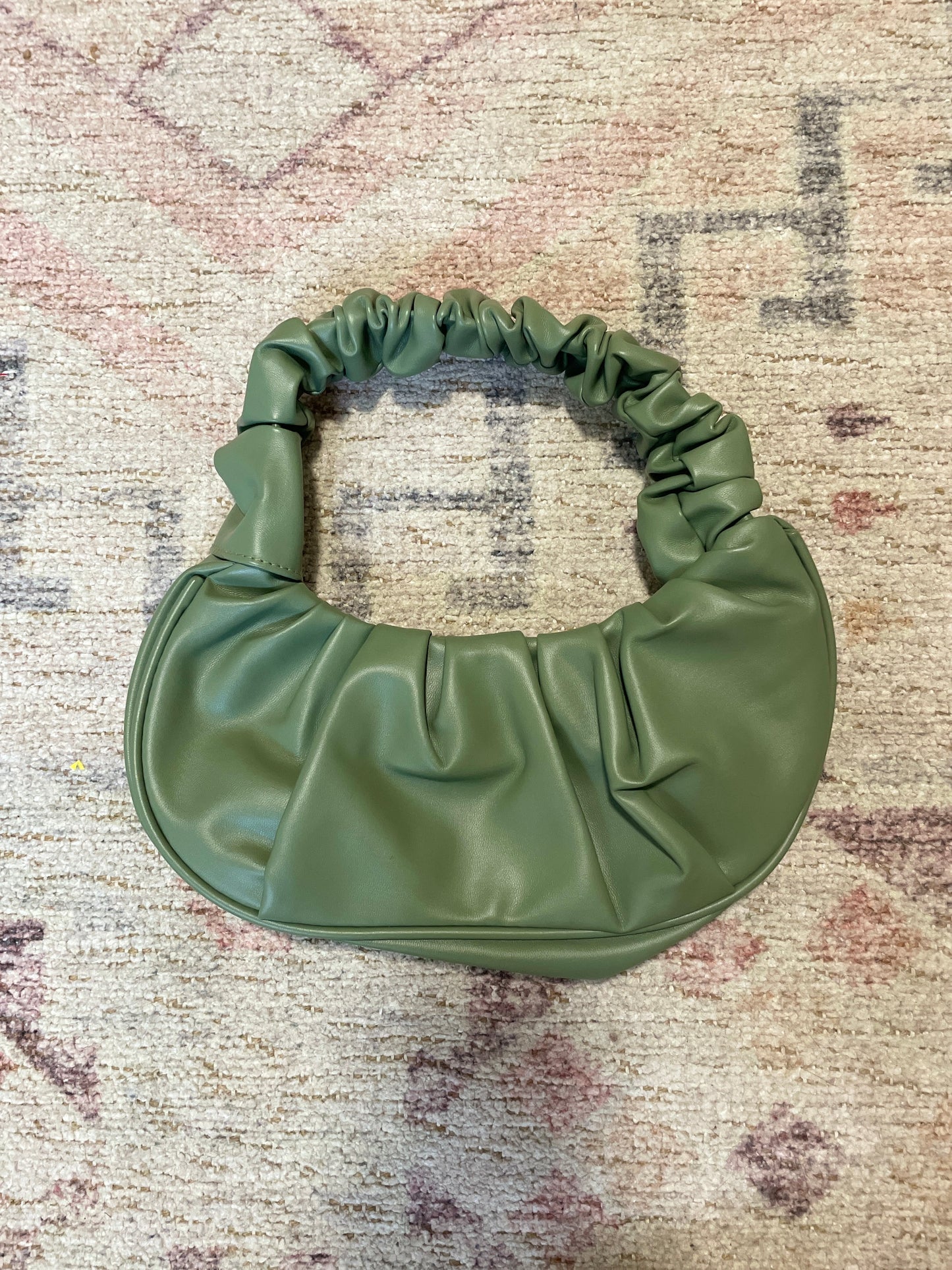 Pleated Elbow Handbag