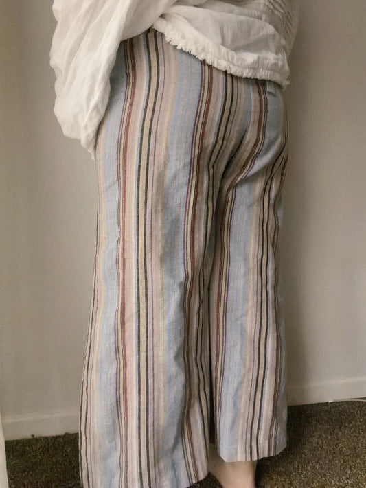 Berry Striped Jumpsuit