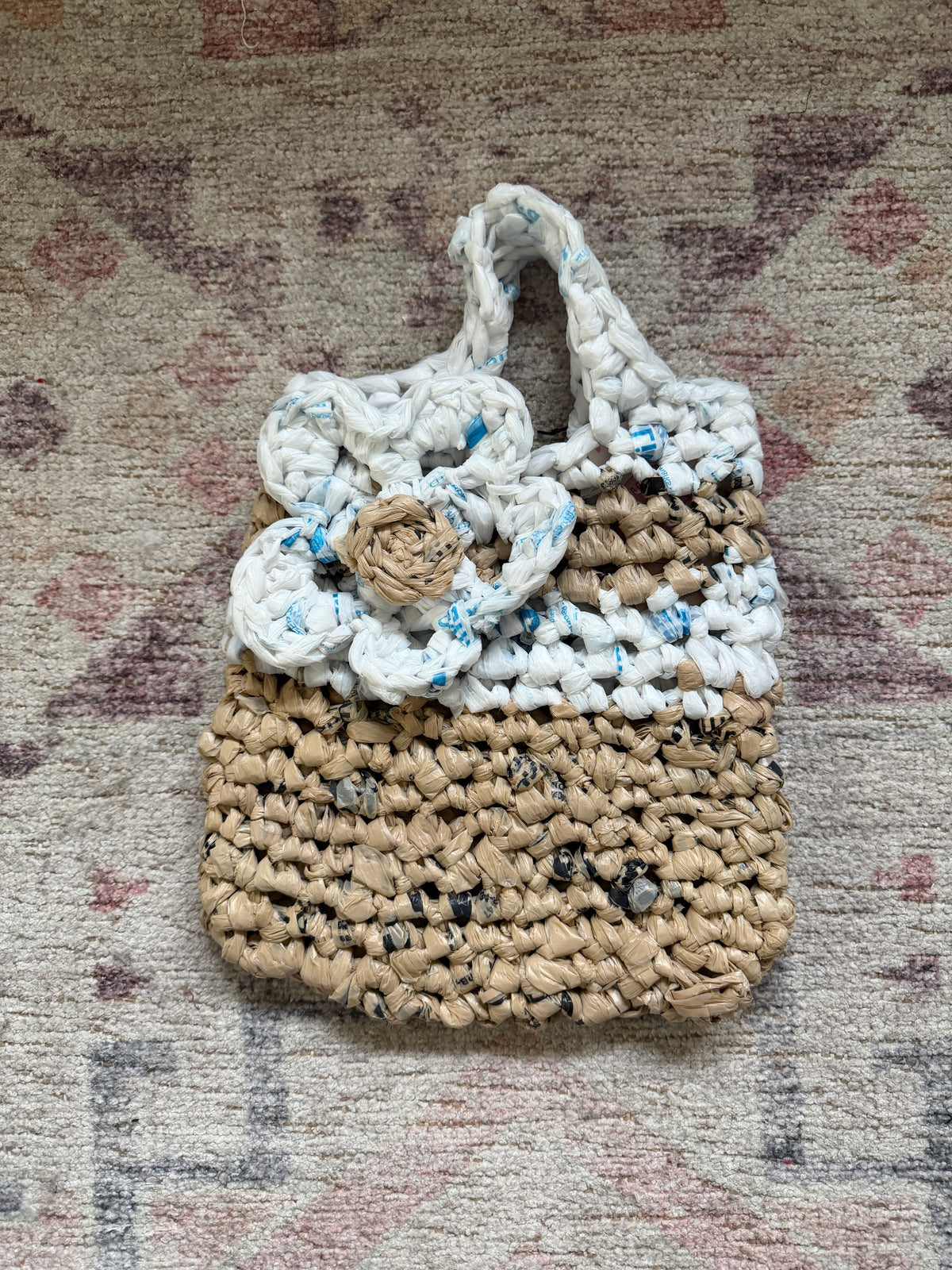 Handmade Recycled Plastic Handbag