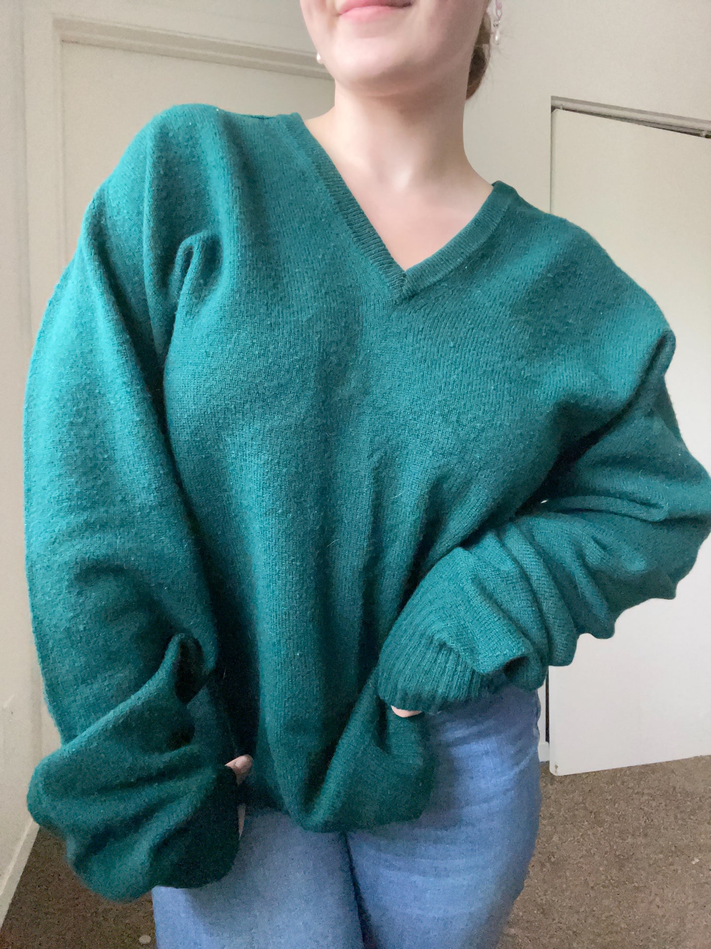Emerald Wool Sweater