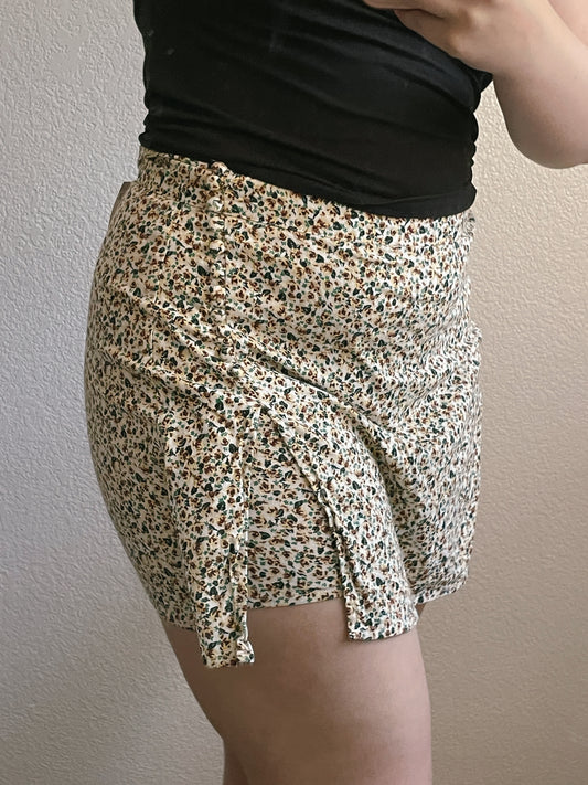 Zara Floral Mini Skort