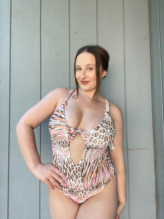 Love Island Leopard Swimsuit | From the Rack | Grace Thrifts