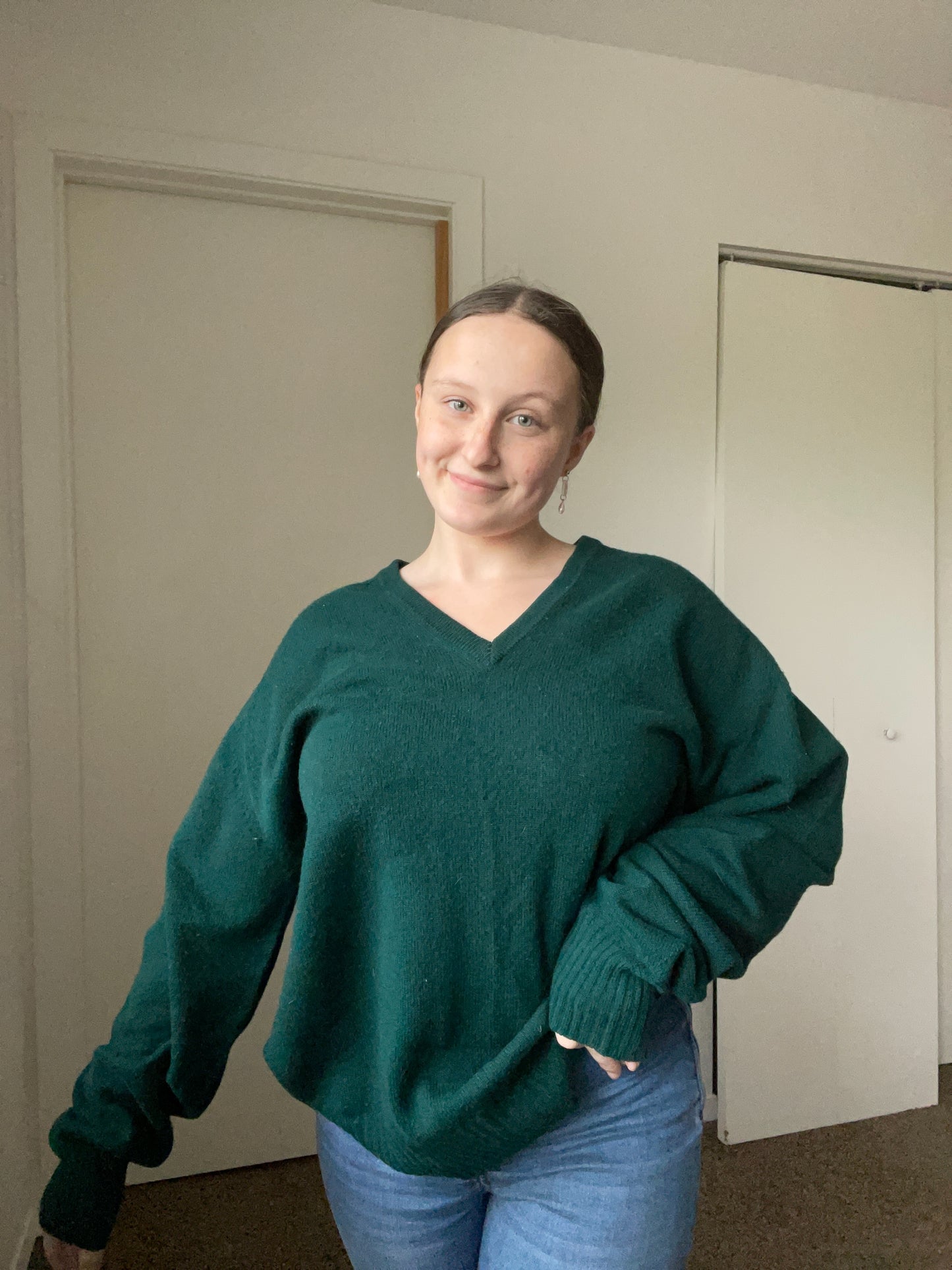 Emerald Wool Sweater