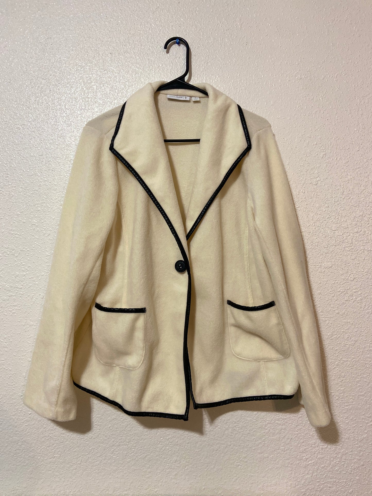 Soft Black & White Coat | From the Rack | Grace Thrifts | Curated Secondhand Styles | Wasilla, AK