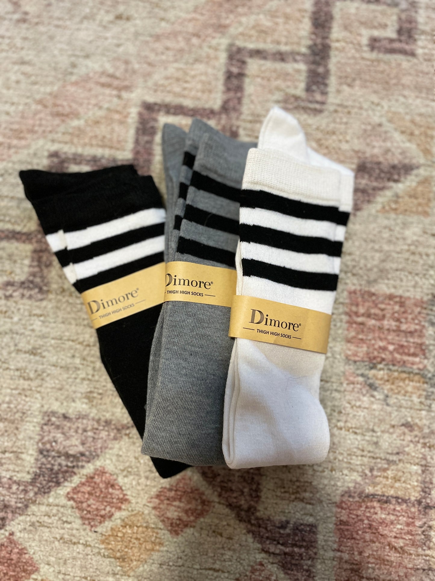 Thigh High Striped Socks | From the Rack | Grace Thrifts