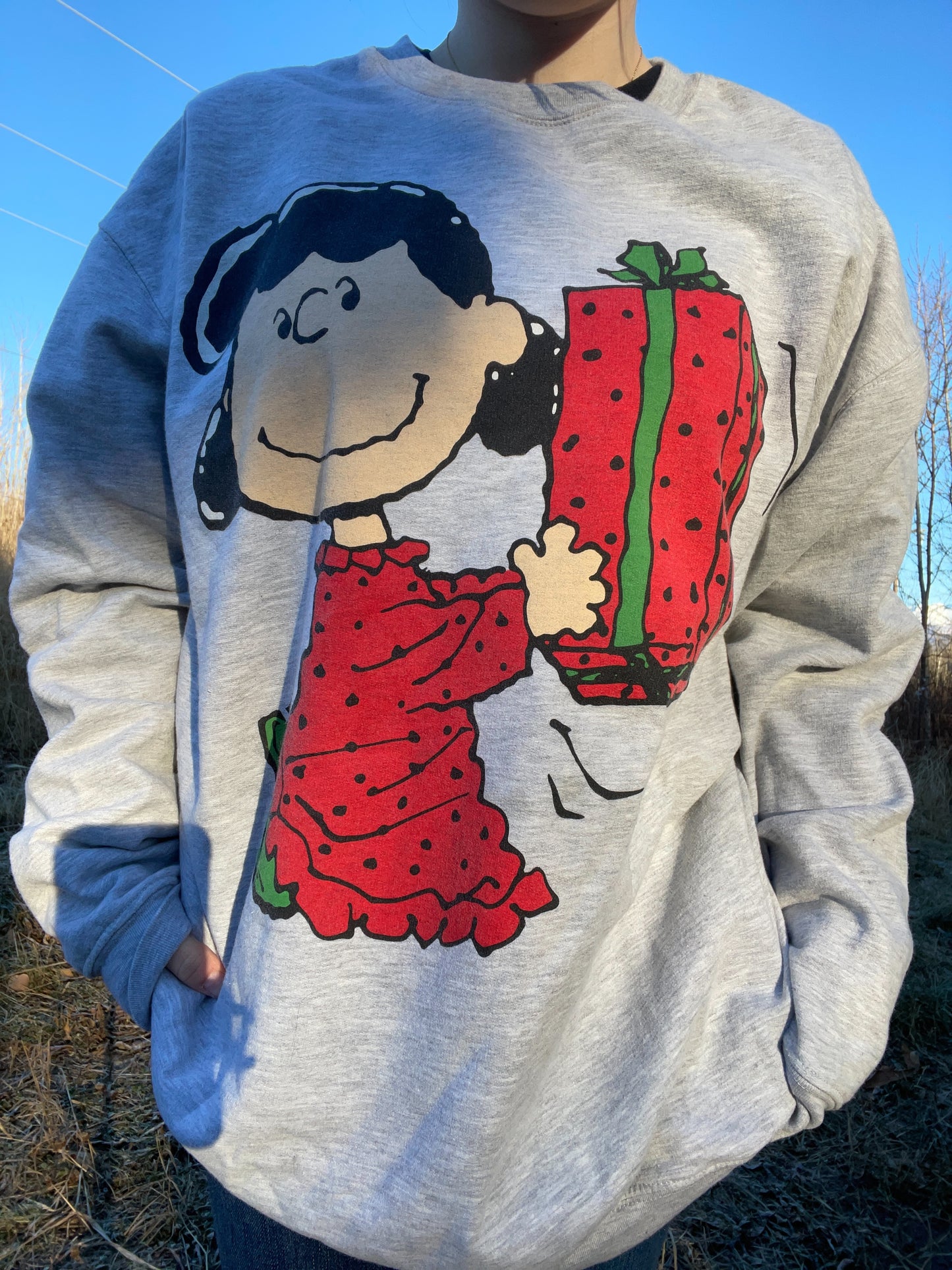 Charlie Brown Christmas Crewneck | From the Rack | Grace Thrifts | Curated Secondhand Styles | Wasilla, AK