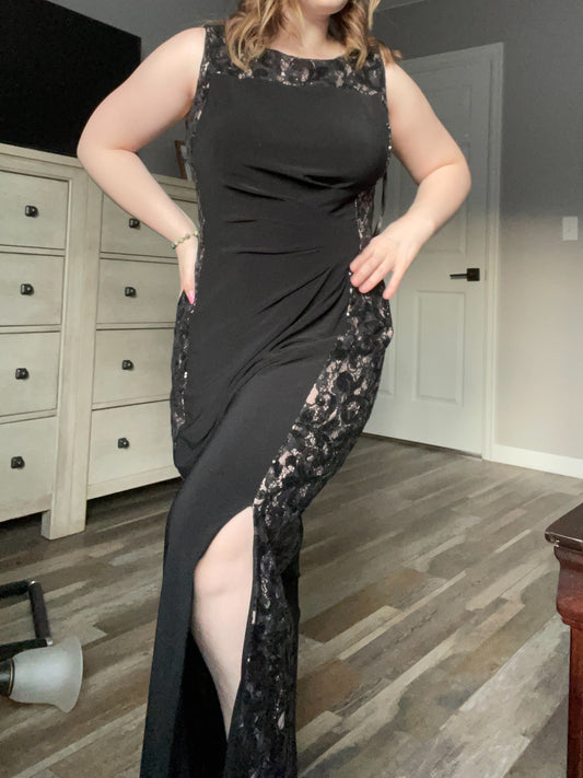 Black Ralph Lauren Evening Dress | From the Rack | Grace Thrifts