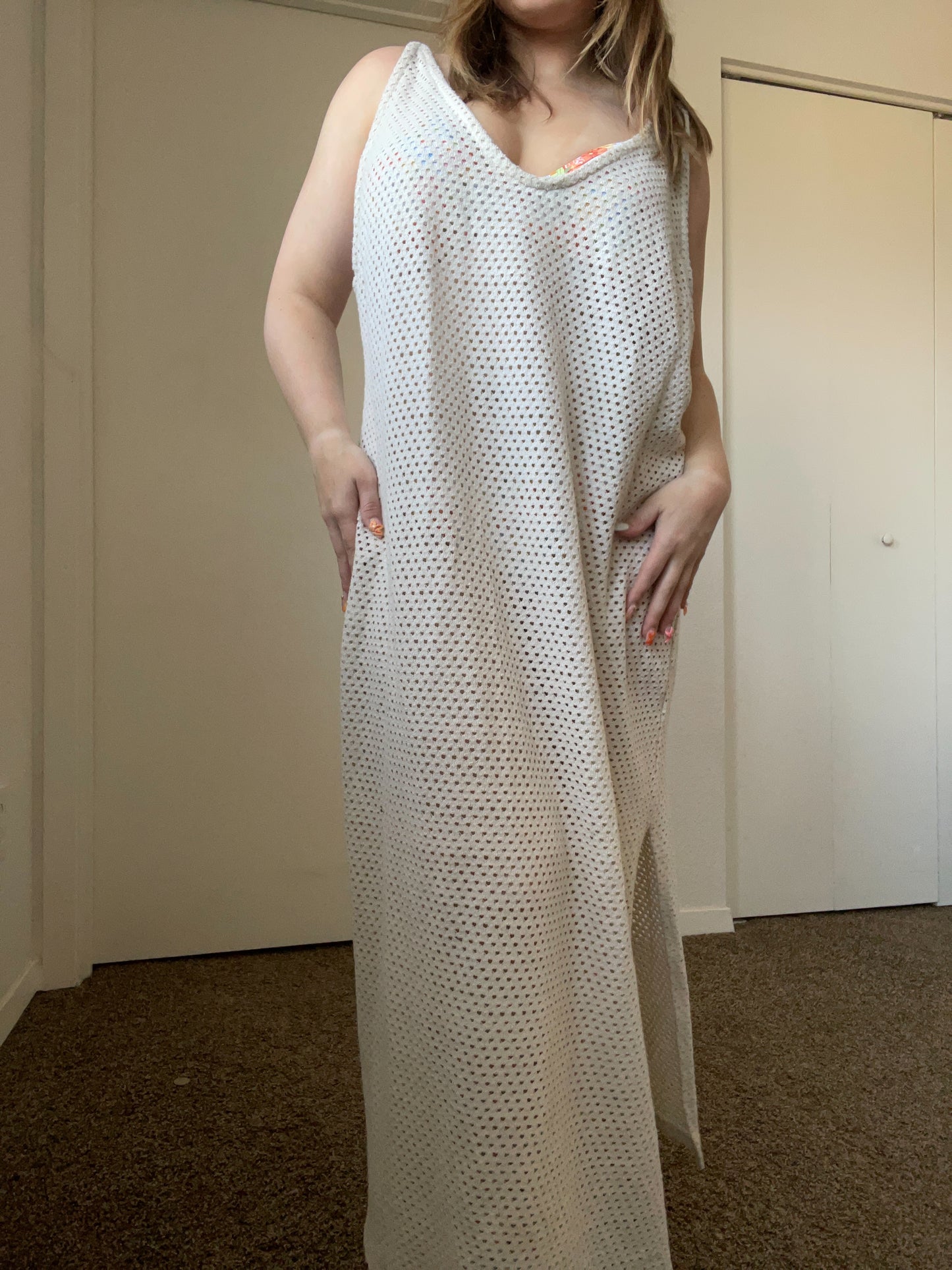 Heart Knit Cover Up Dress | From the Rack | Grace Thrifts