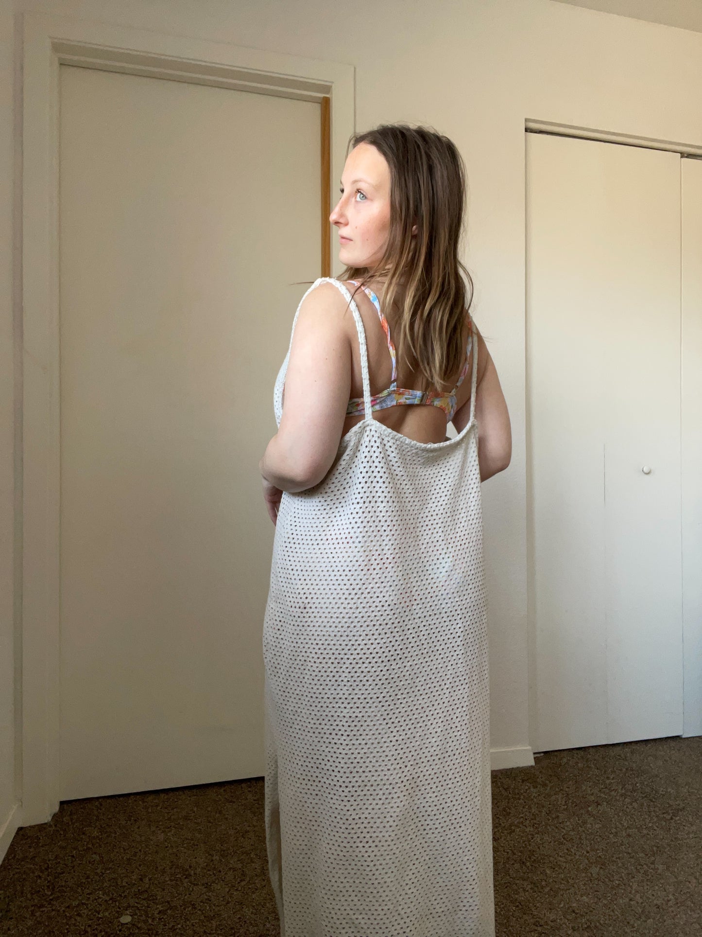 Heart Knit Cover Up Dress | From the Rack | Grace Thrifts