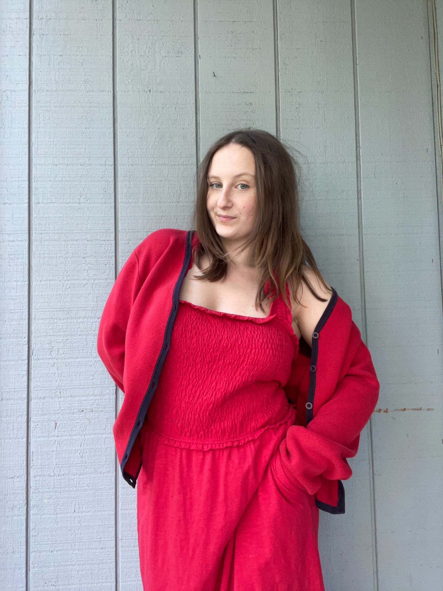 Royal Blue Knit Cardigan | From the Rack | Grace Thrifts