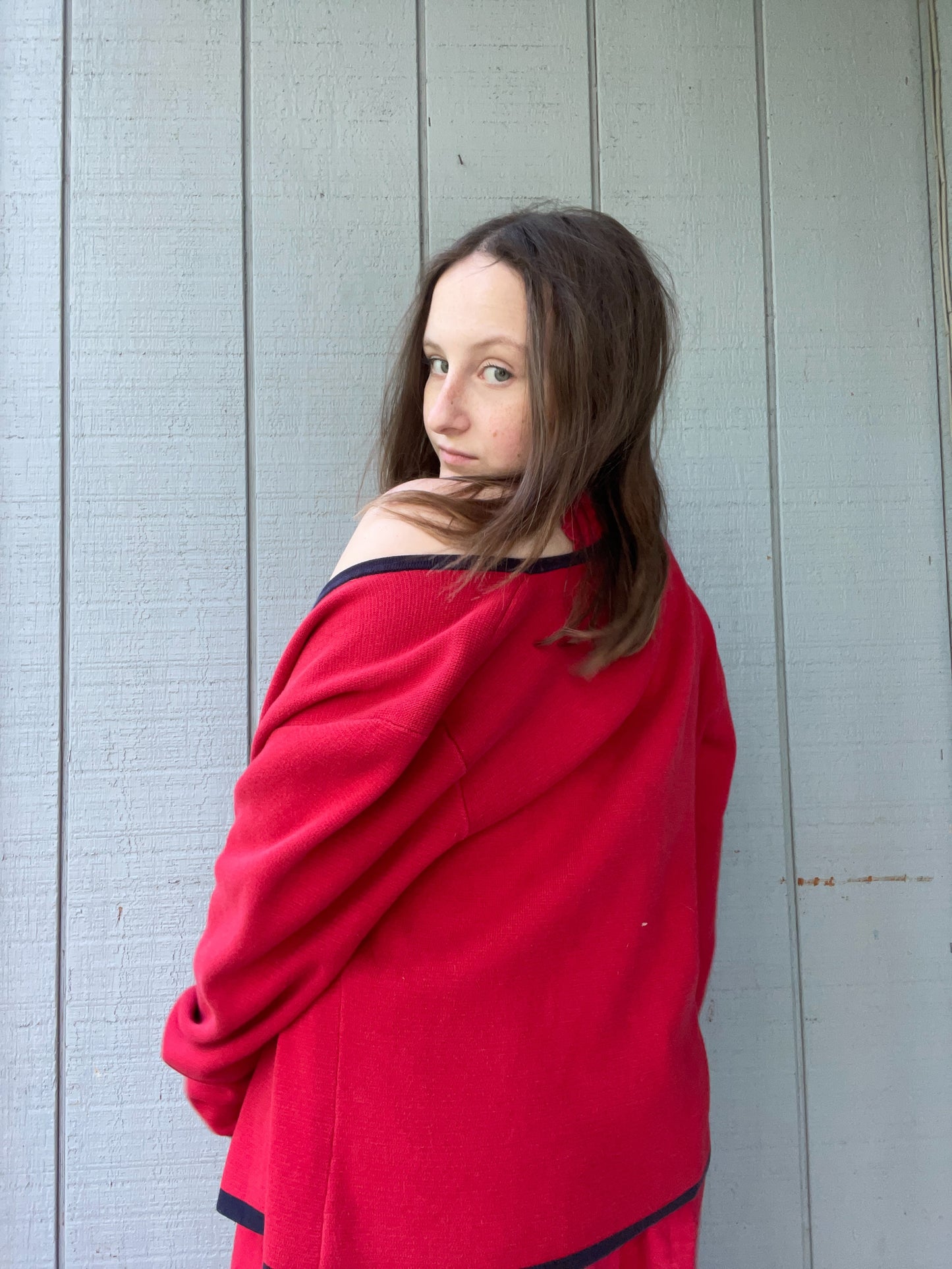 Royal Blue Knit Cardigan | From the Rack | Grace Thrifts