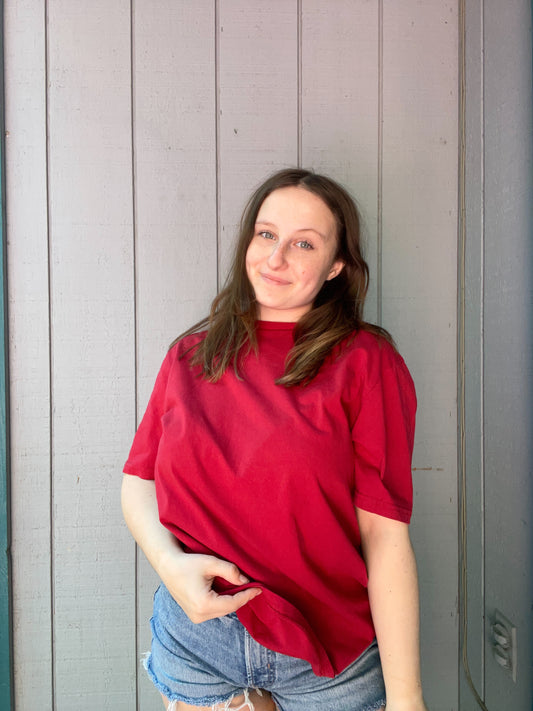 Classic Red Graphic Tee | From the Rack | Grace Thrifts