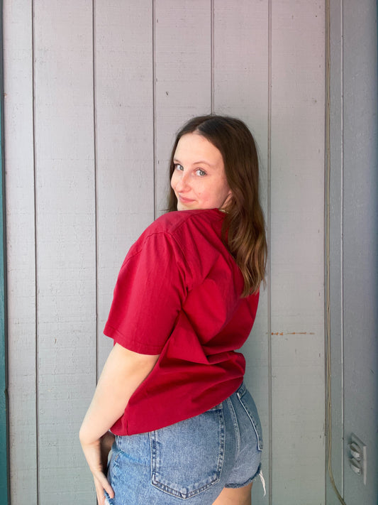 Classic Red Graphic Tee | From the Rack | Grace Thrifts