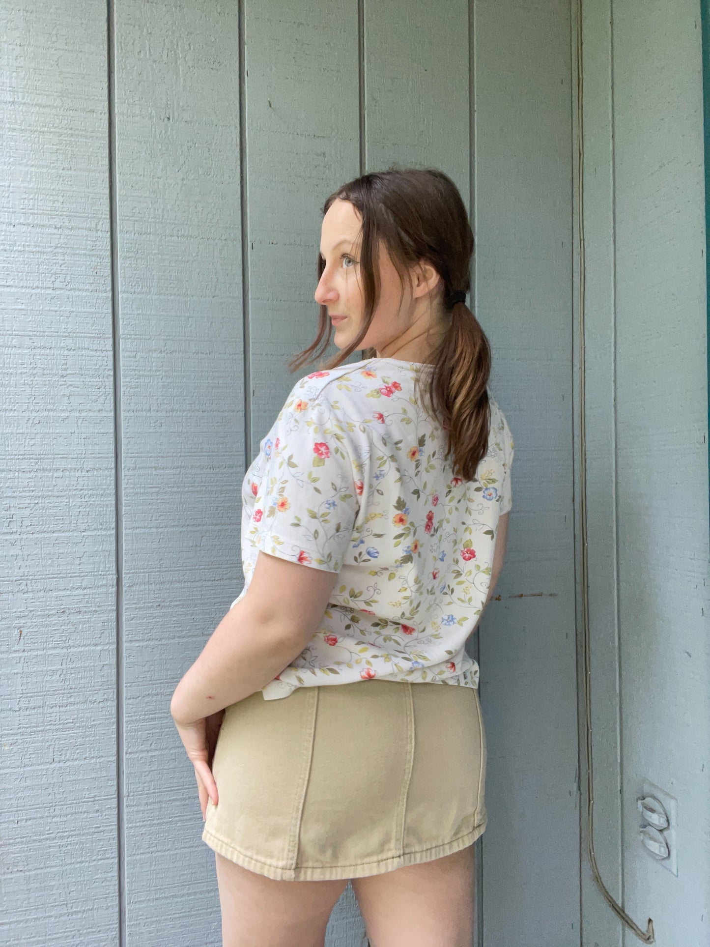 Coquette Cargo Mini Skirt | From the Rack | Grace Thrifts