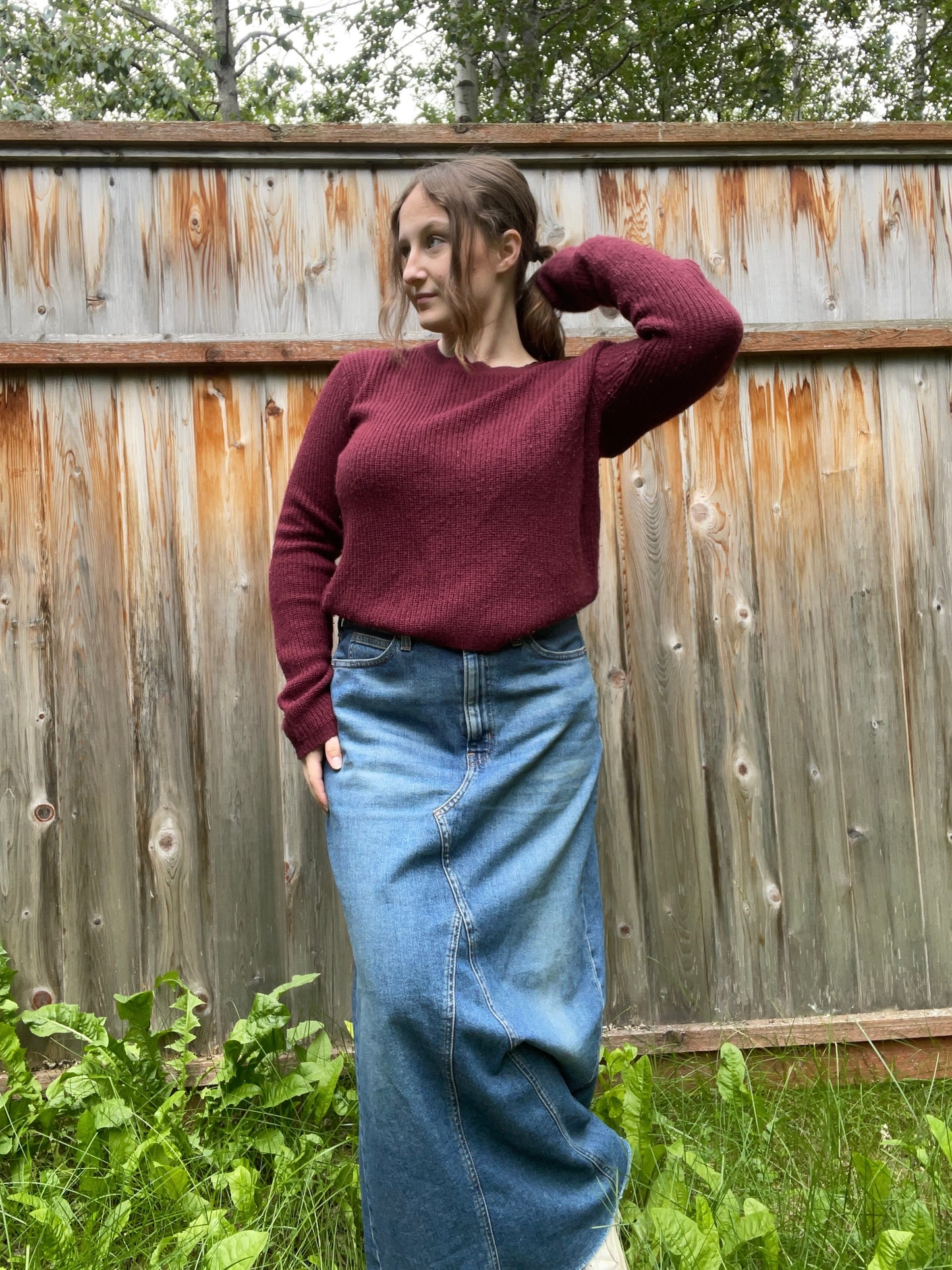 Levi’s Denim Midi Skirt | From the Rack | Grace Thrifts