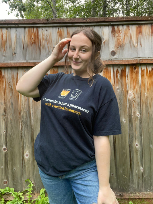 A Bartender is Just A Pharmacy Graphic Tee | Grace Thrifts