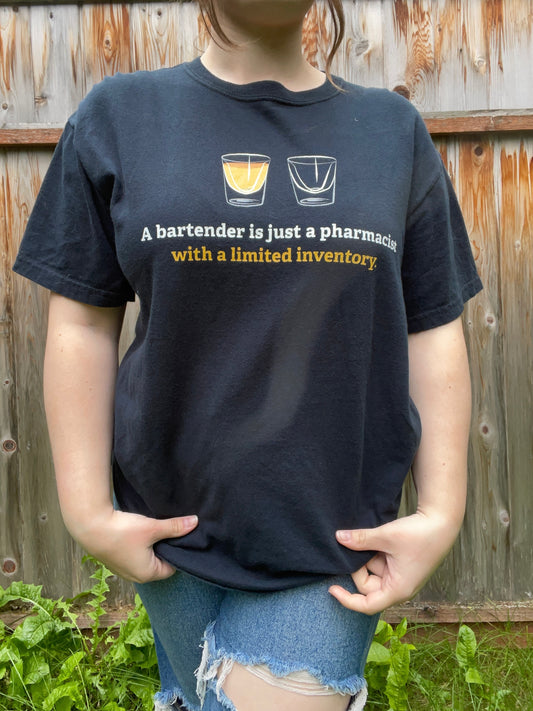 A Bartender is Just A Pharmacy Graphic Tee | Grace Thrifts