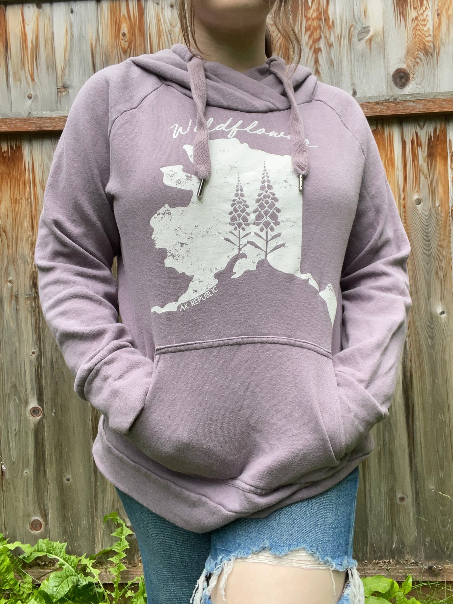 Alaskan Wildflowers Hoodie | From the Rack | Grace Thrifts