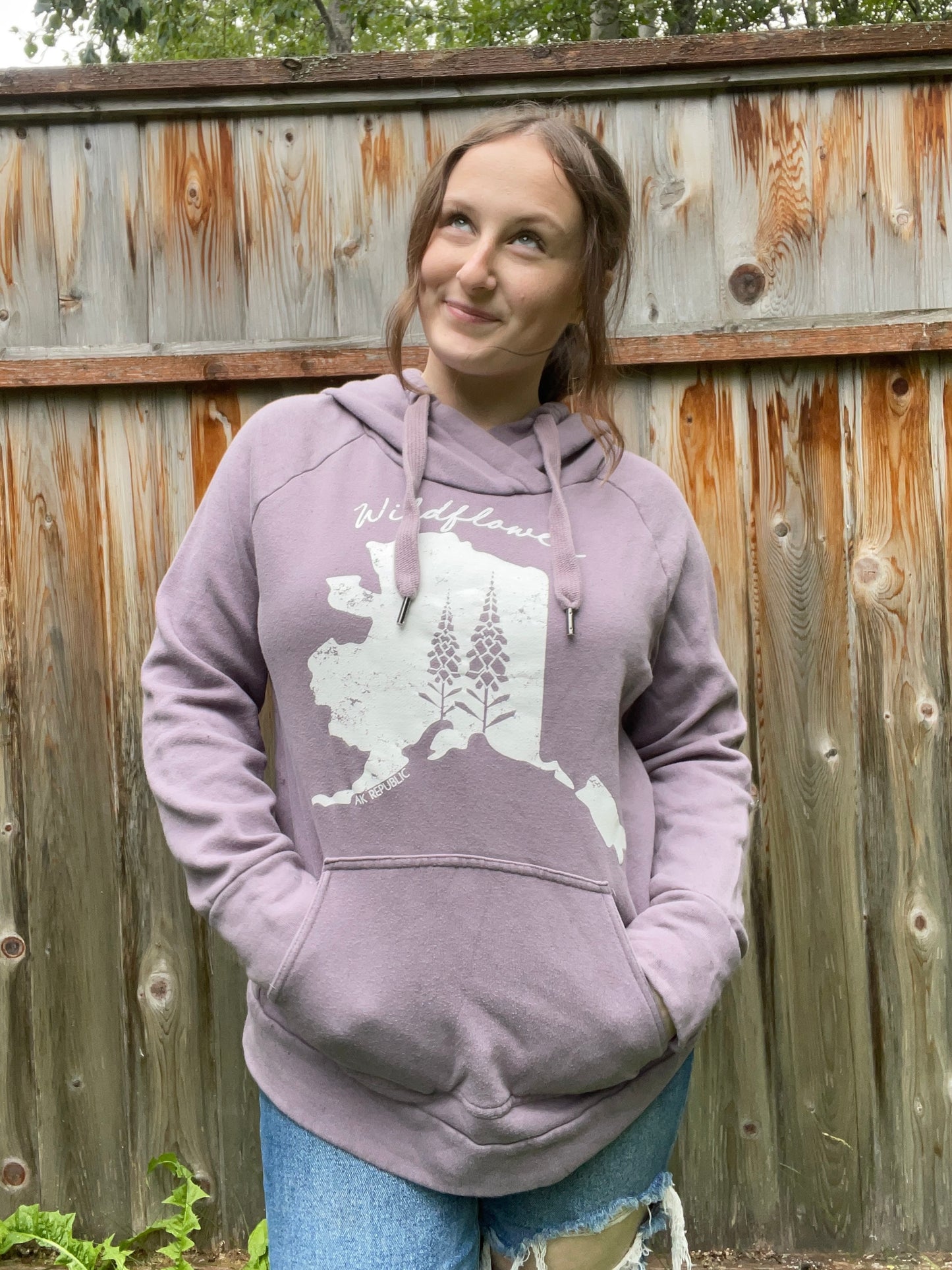 Alaskan Wildflowers Hoodie | From the Rack | Grace Thrifts