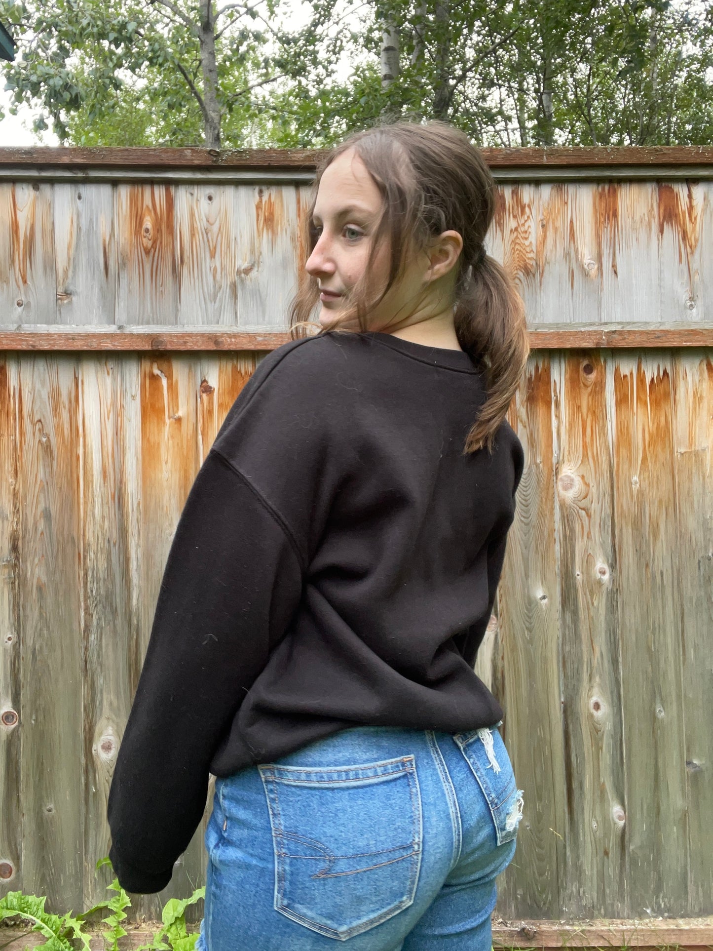 What Is Your Love Language Crewneck | From the Rack | Grace Thrifts