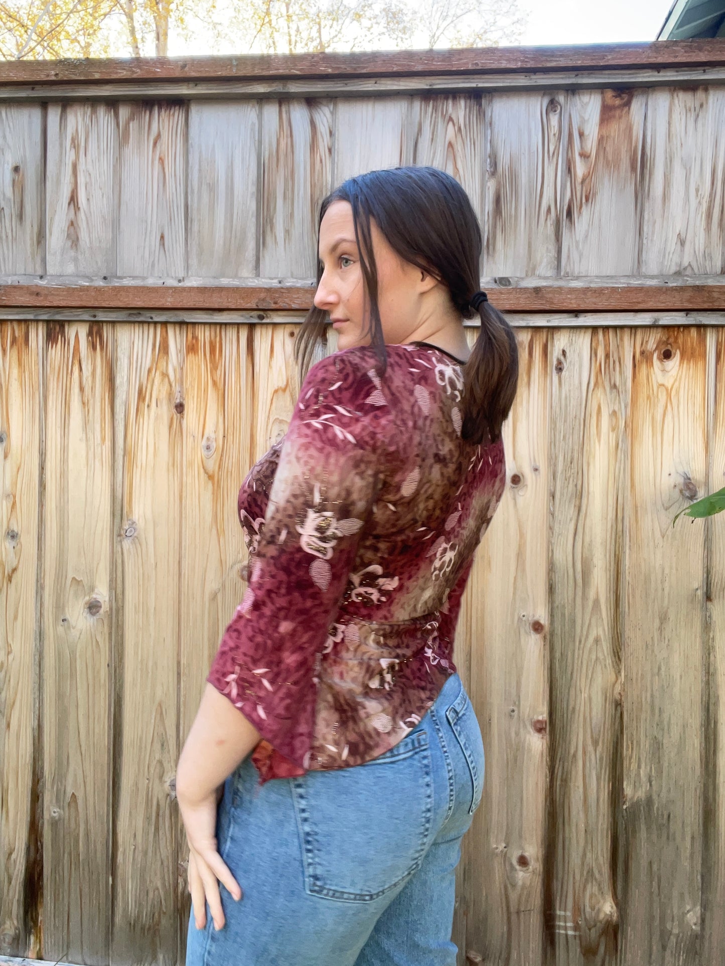 Whimsy and Wild Blouse | From the Rack | Grace Thrifts
