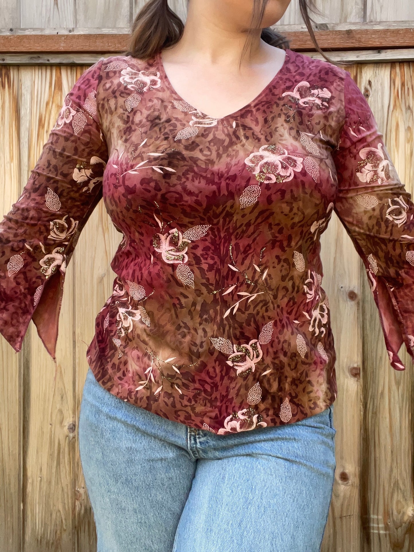 Whimsy and Wild Blouse | From the Rack | Grace Thrifts