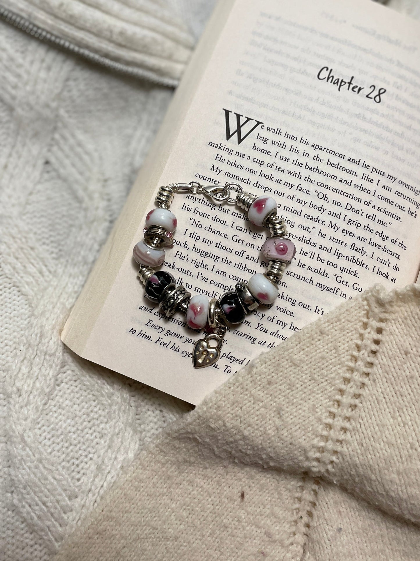 Beaded Chunky Charm Bracelet | Curated Secondhand Styles | From the Rack | Grace Thrifts | Wasilla, AK