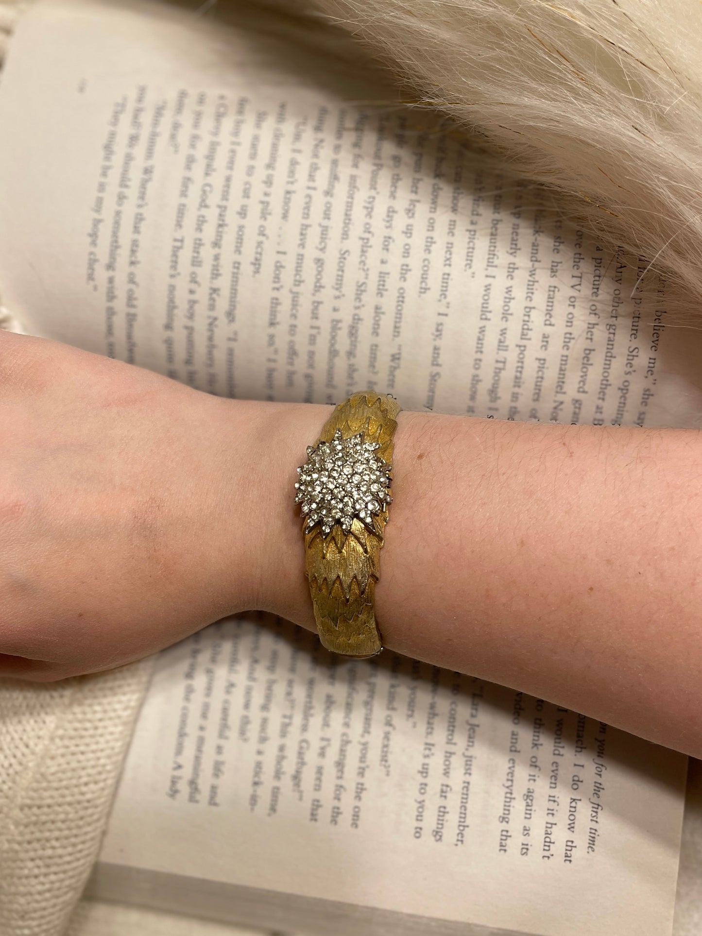 Vintage Rhinestone Watch Bracelet | From the Rack | Grace Thrifts