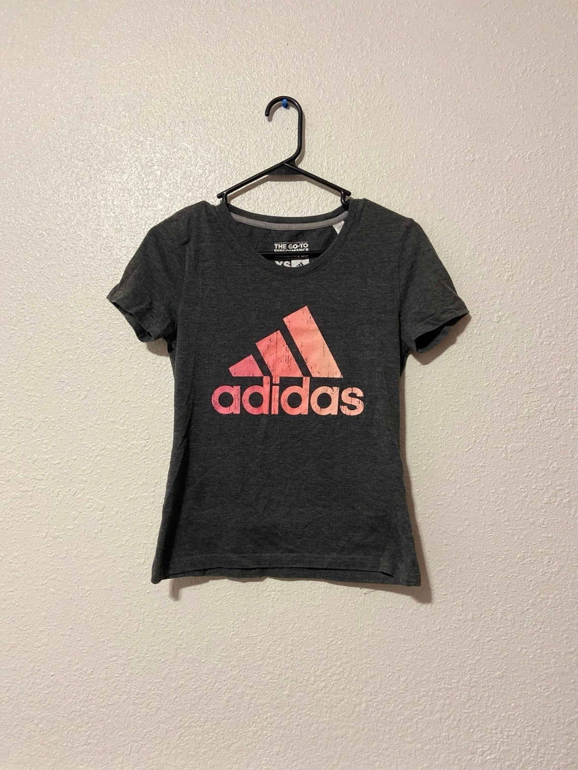 Grey Adidas Graphic Tee | From the Rack | Grace Thrifts