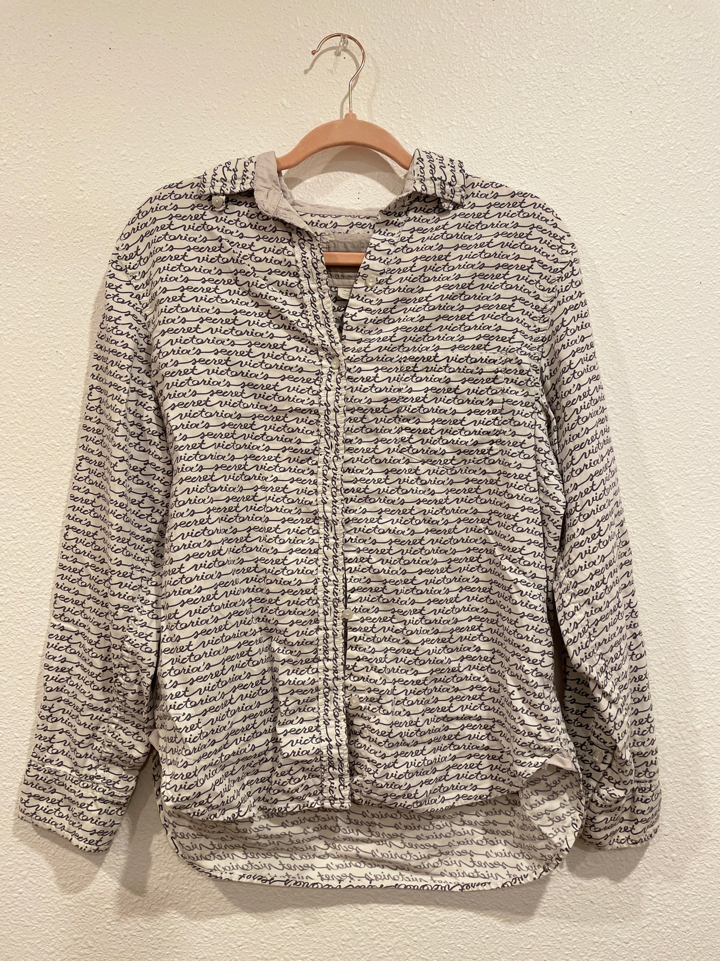 Vintage Victoria Secret Button Up Shirt | From the Rack | Grace Thrifts