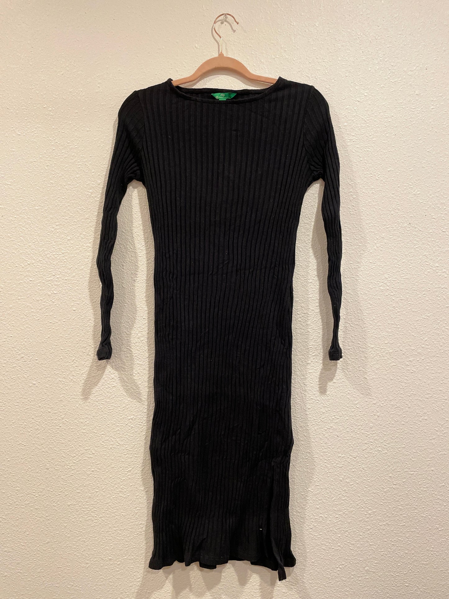 Black Ribbed Maxi Dress | From the Rack | Grace Thrifts
