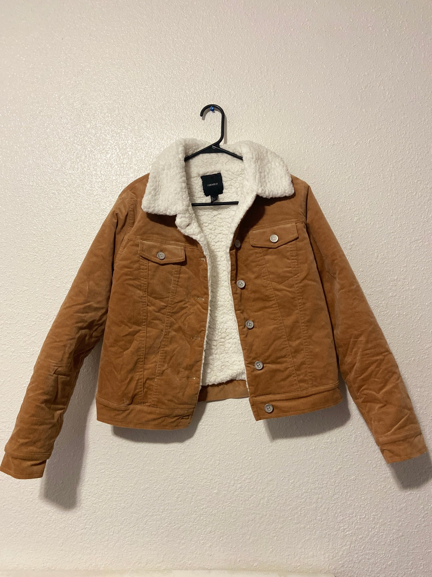 Burnt Orange Sherpa Lined Jacket | From the Rack | Curated Secondhand Styles | Grace Thrifts | Wasilla, AK