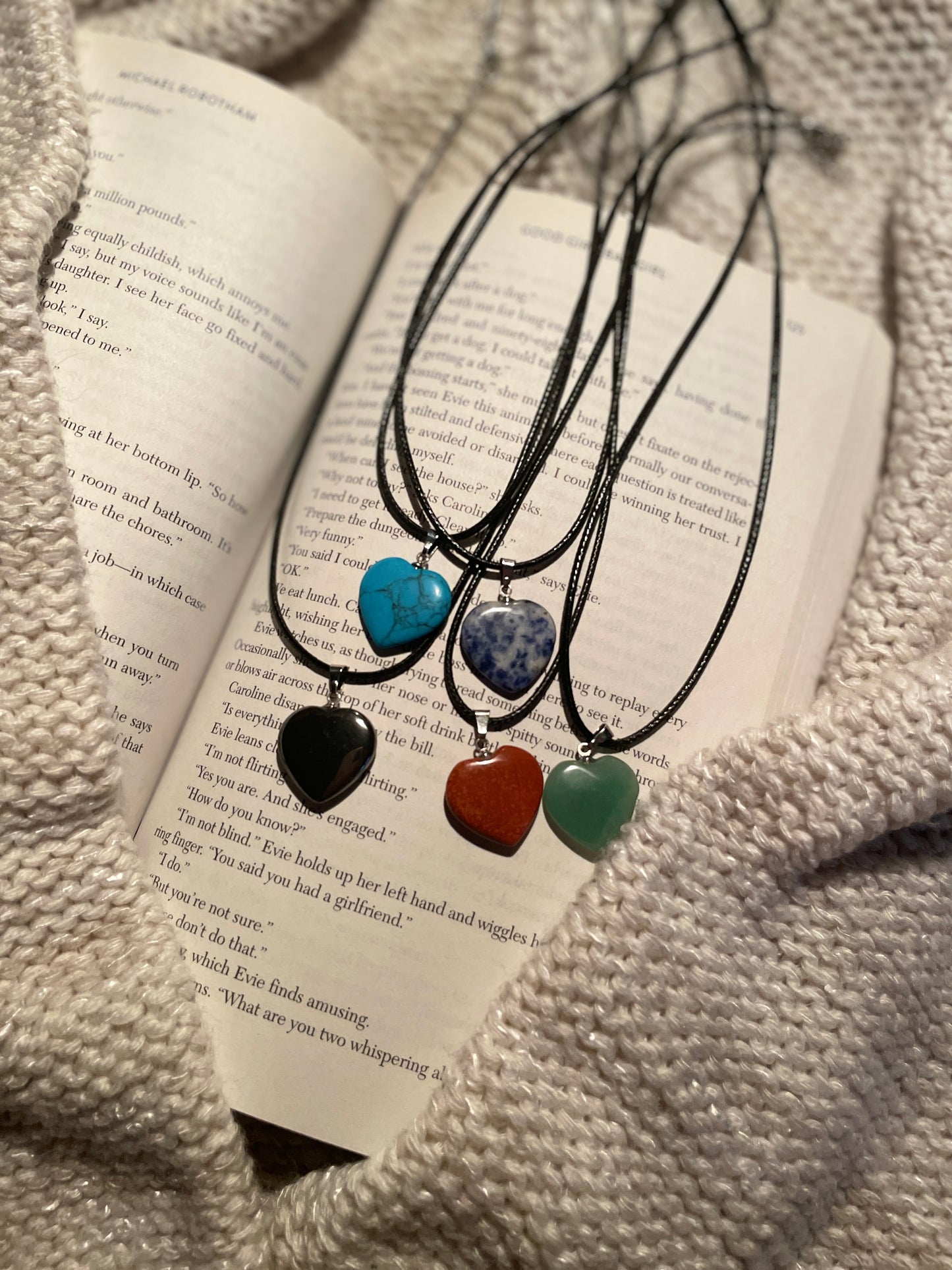 Handmade Stone Heart Necklace | From the Rack | Grace Thrifts