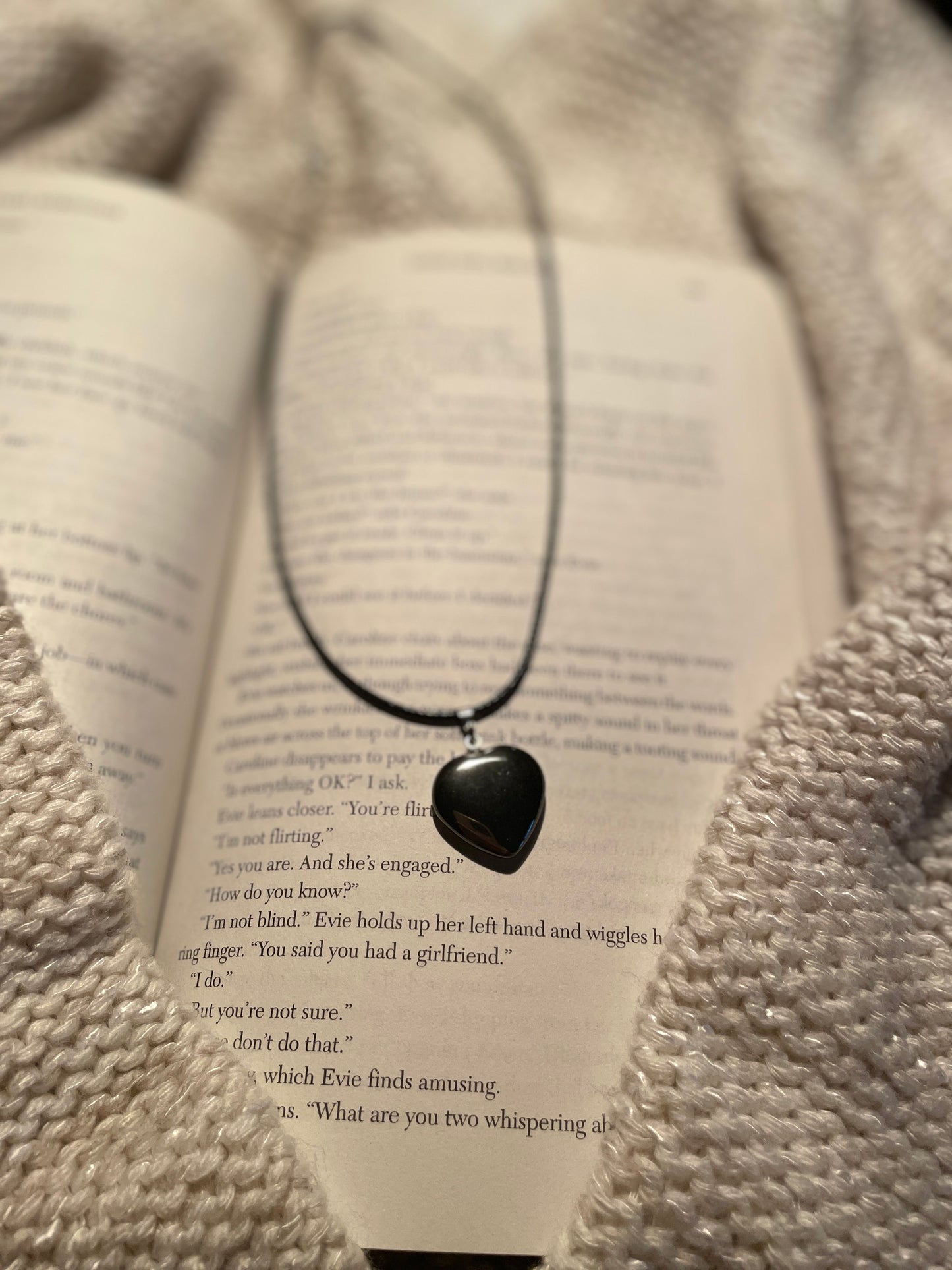 Handmade Stone Heart Necklace | From the Rack | Grace Thrifts