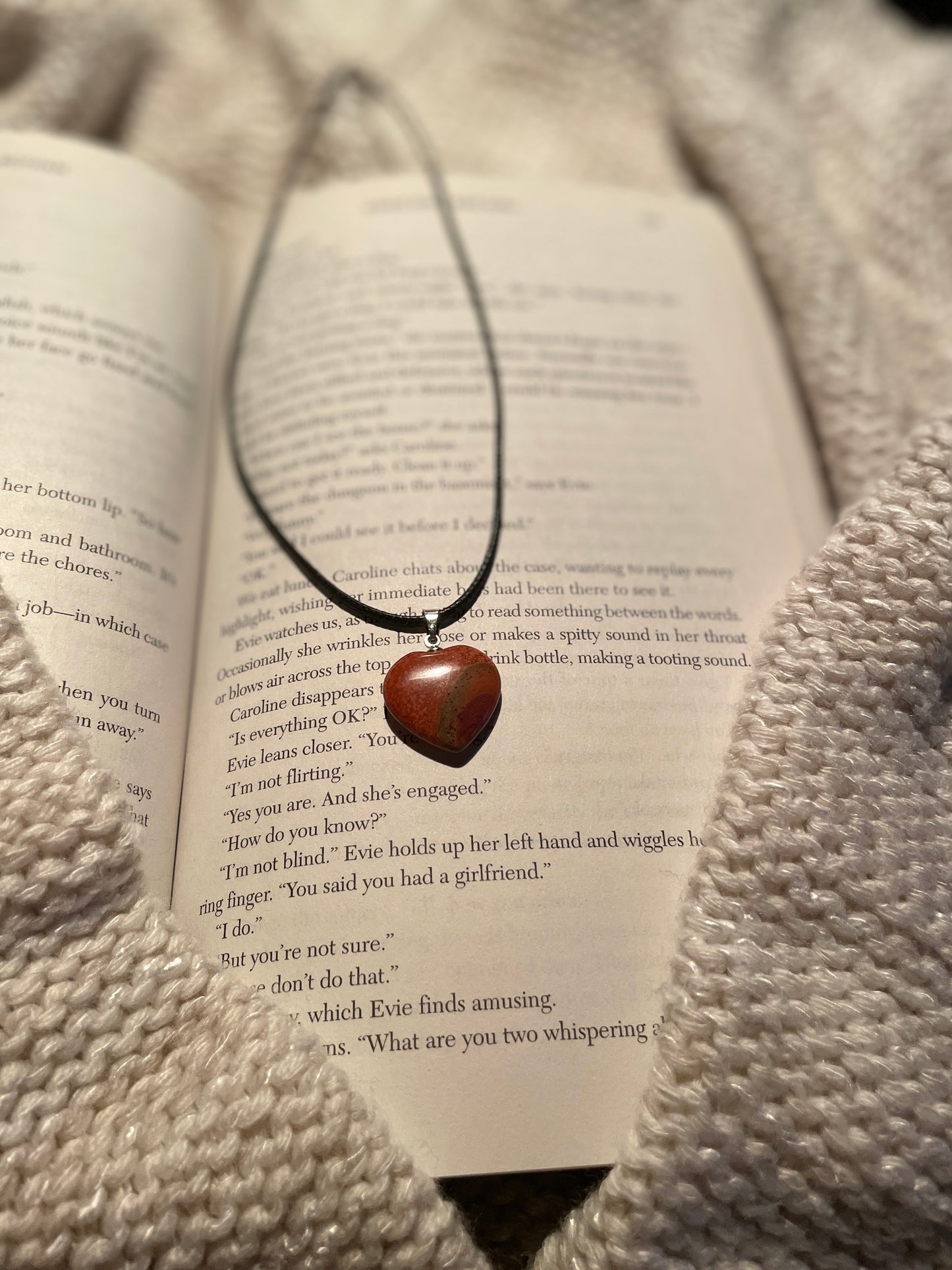 Handmade Stone Heart Necklace | From the Rack | Grace Thrifts
