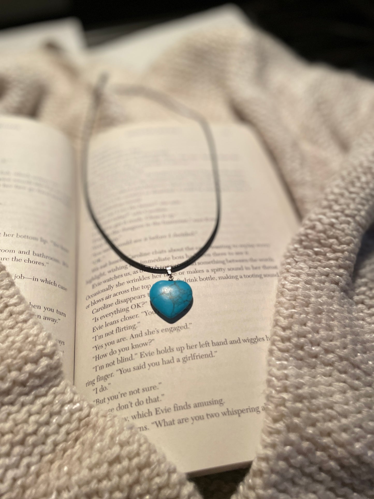 Handmade Stone Heart Necklace | From the Rack | Grace Thrifts