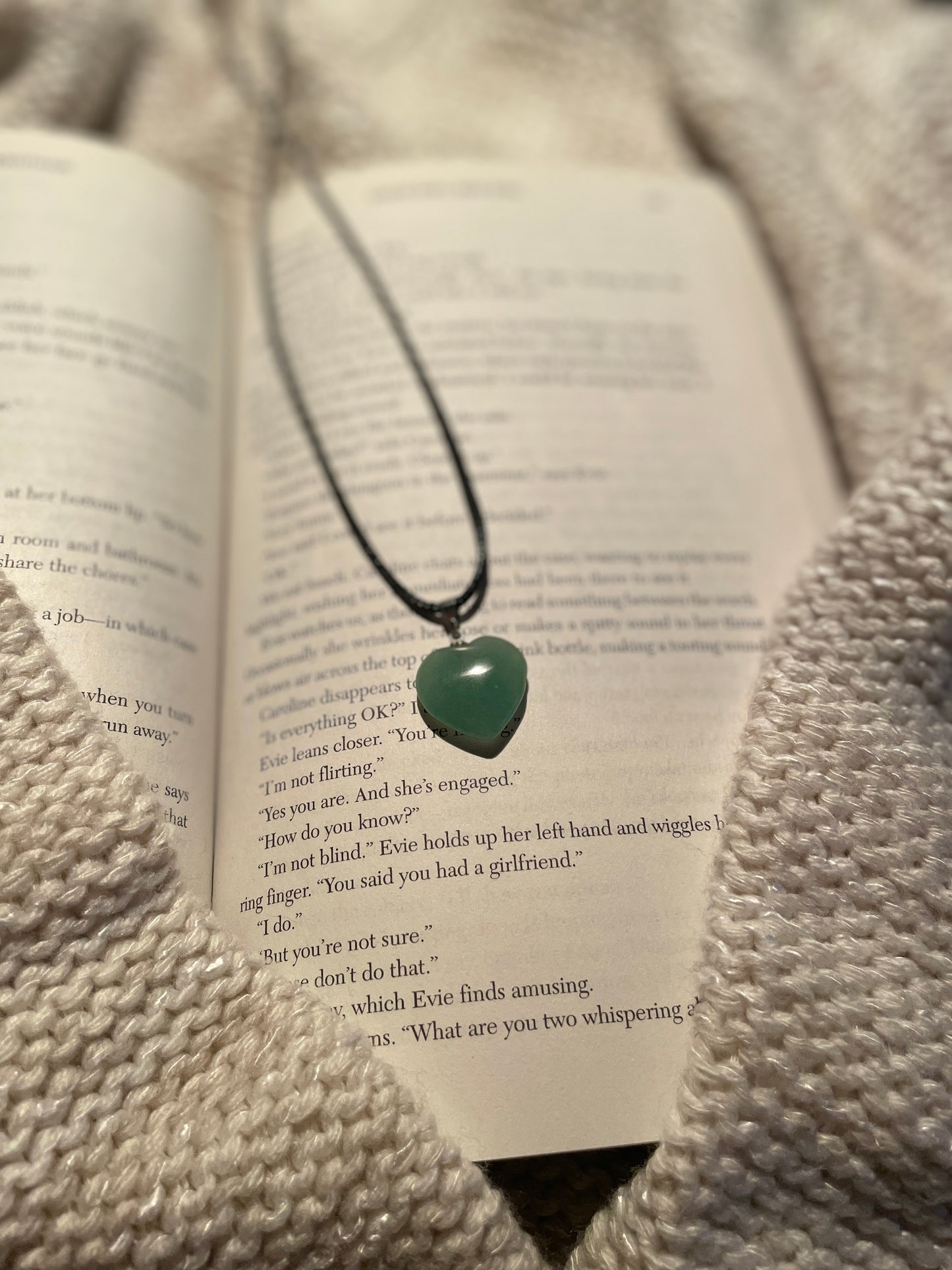 Handmade Stone Heart Necklace | From the Rack | Grace Thrifts