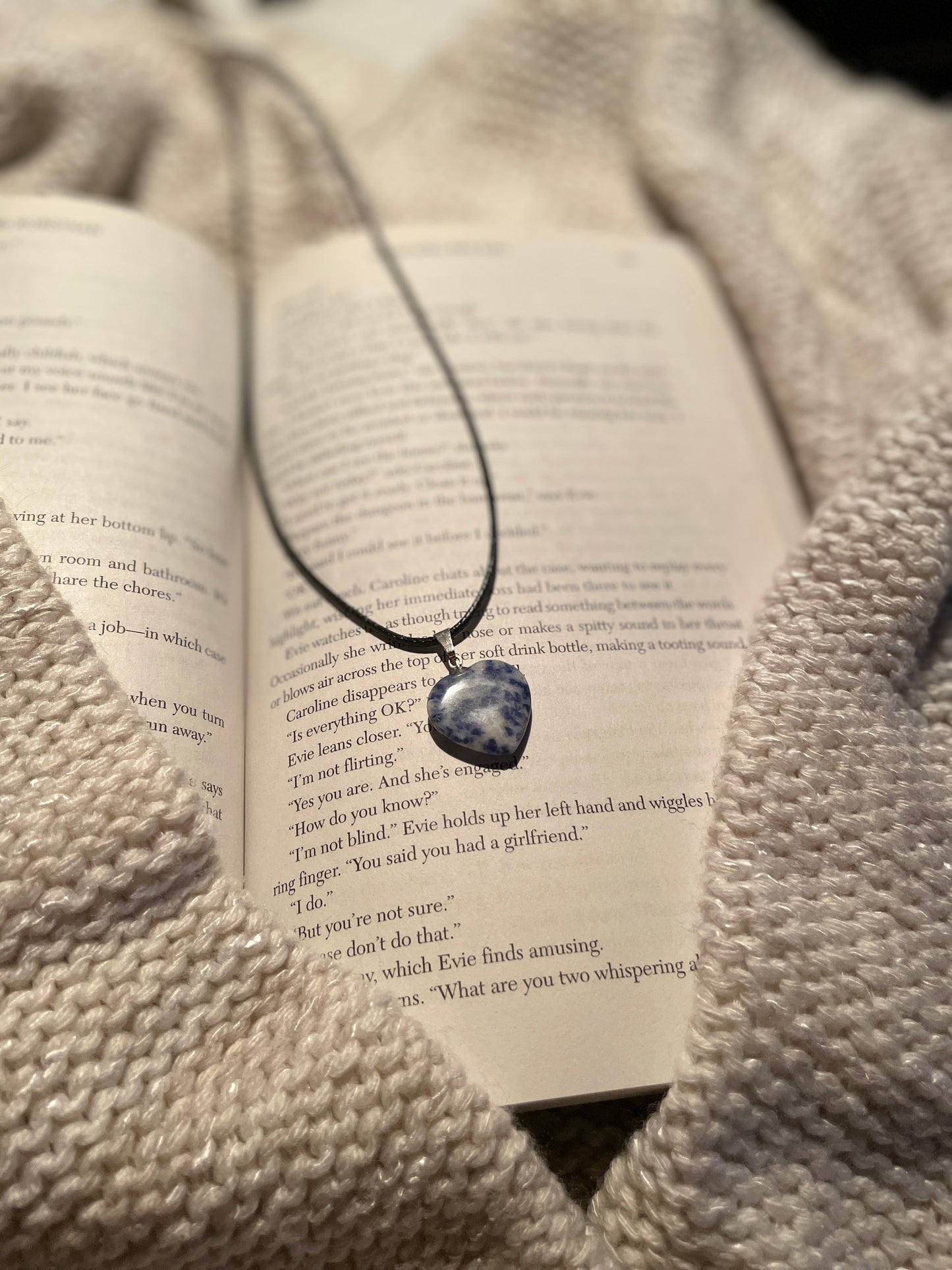 Handmade Stone Heart Necklace | From the Rack | Grace Thrifts