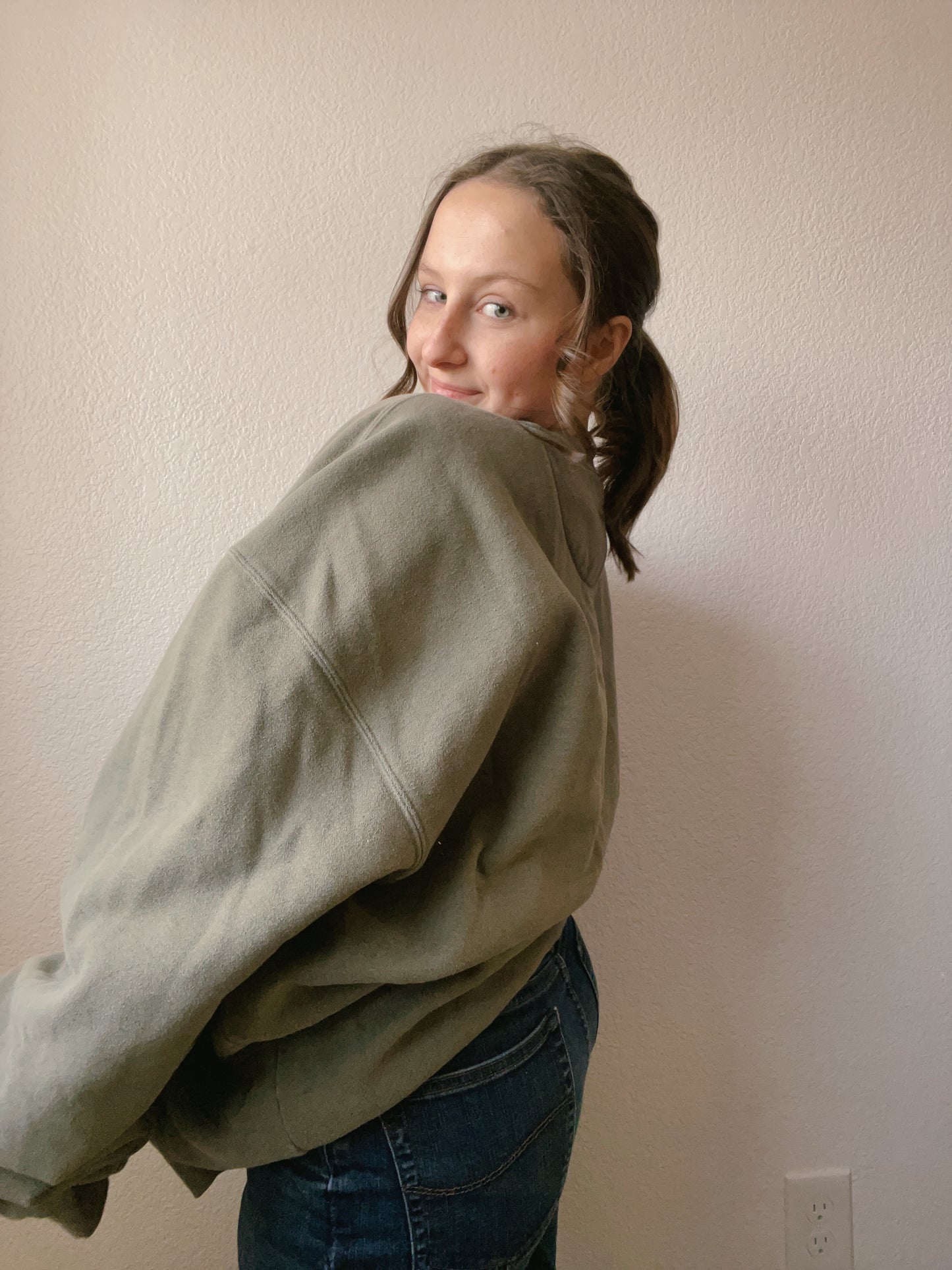 Sage Alaska Crewneck | From the Rack | Grace Thrifts