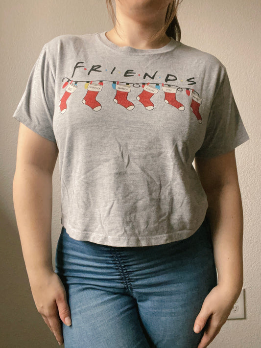 Friends Stocking Cropped Tee | From the Rack | Grace Thrifts