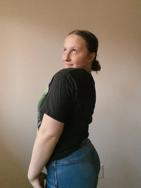 Black Shrek Graphic Tee | From the Rack | Grace Thrifts