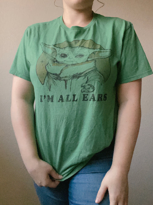 I'm All Ears Yoda Graphic Tee | From the Rack | Grace Thrifts
