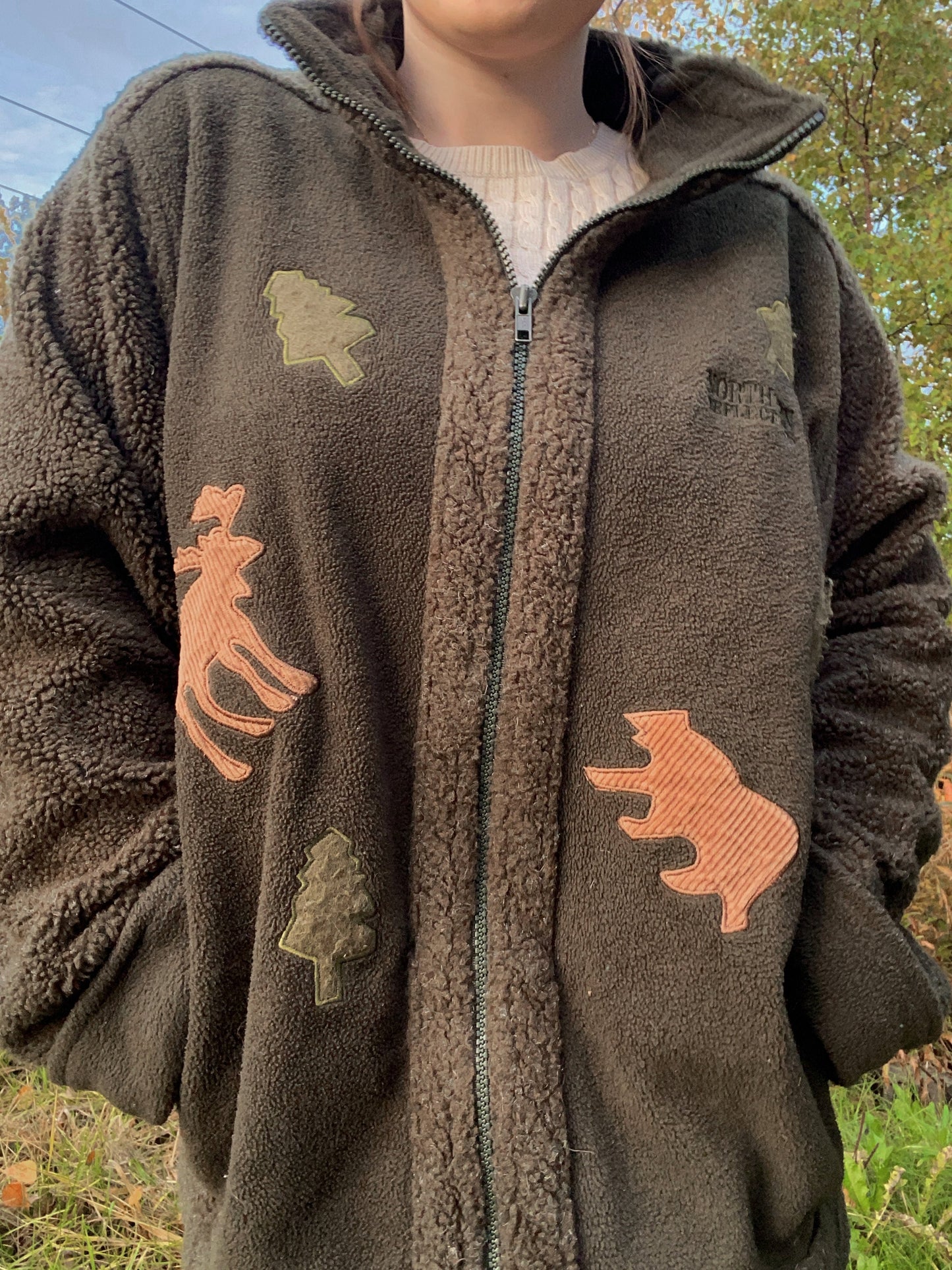 Alaskan Sherpa Zip Up Jacket | From the Rack | Grace Thrifts | Curated Secondhand Styles | Located in Wasilla, AK