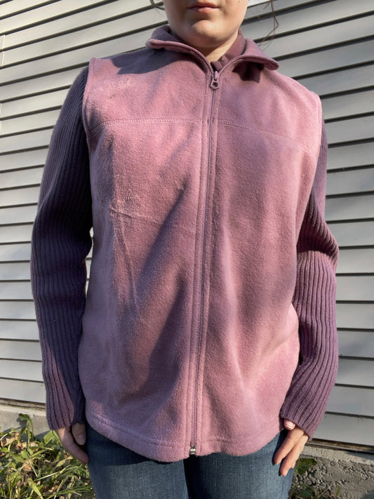 Soft Purple Zip Up Vest | From the Rack | Grace Thrifts