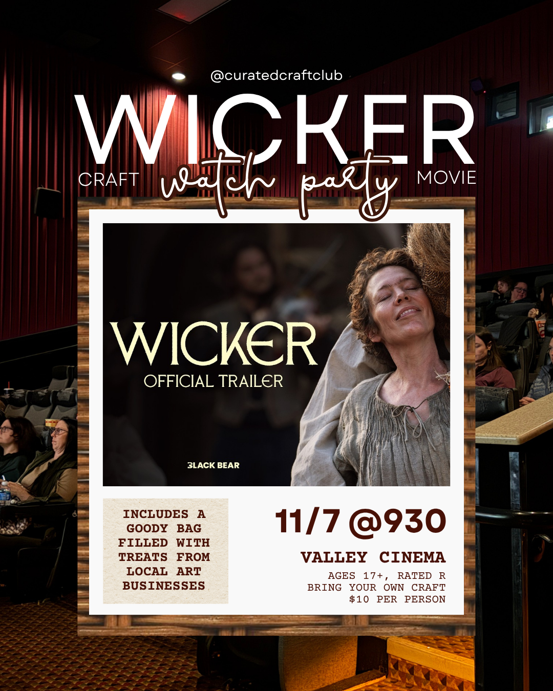Wicker - Craft & Movie Night