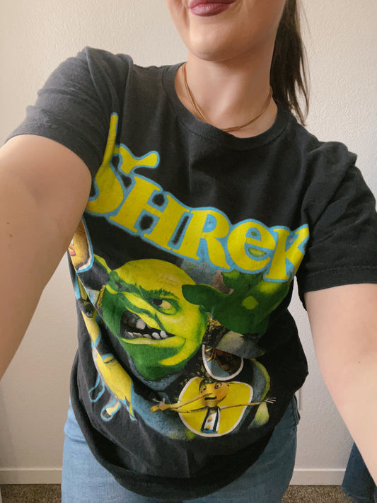 Black Shrek Graphic Tee
